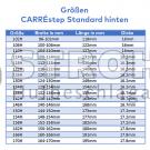CARRÉstep Standard Kunststoffbeschlag