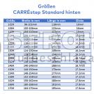 CARRÉstep Standard Kunststoffbeschlag