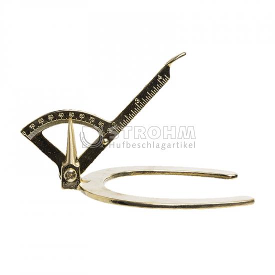 Hufwinkelmesser aus Messing