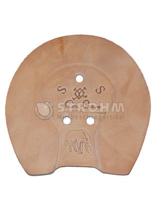 Con Cuero Leather Pads punched